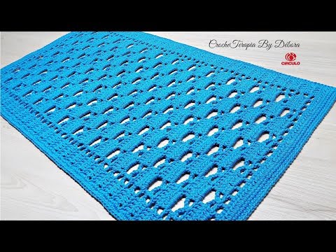  Crochet alfonbra laukizuzena: 100 modelo eta nola egin urratsez urrats