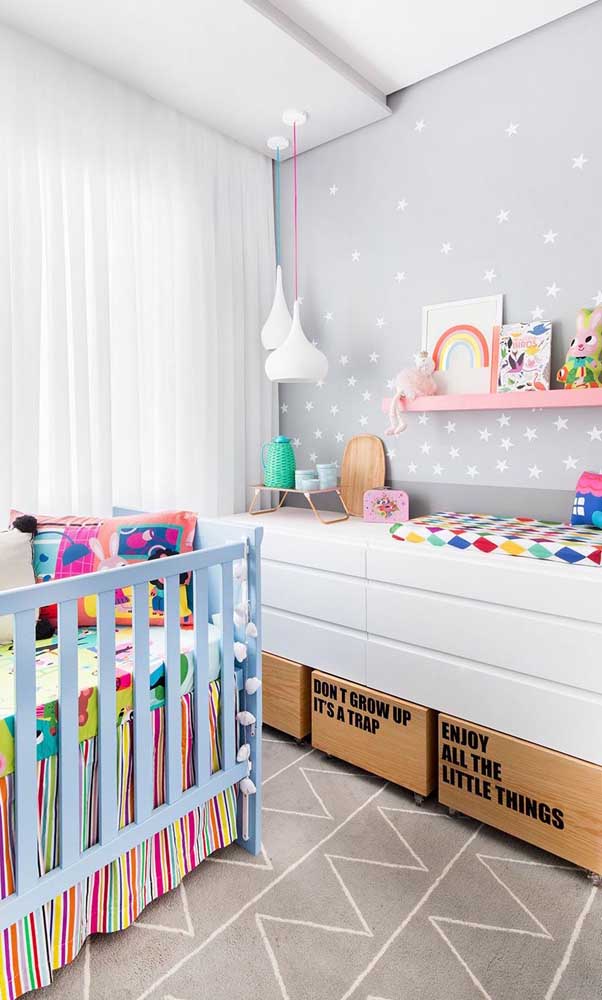  Habitación de bebé niña: consejos para decorarla y 60 fotos inspiradoras