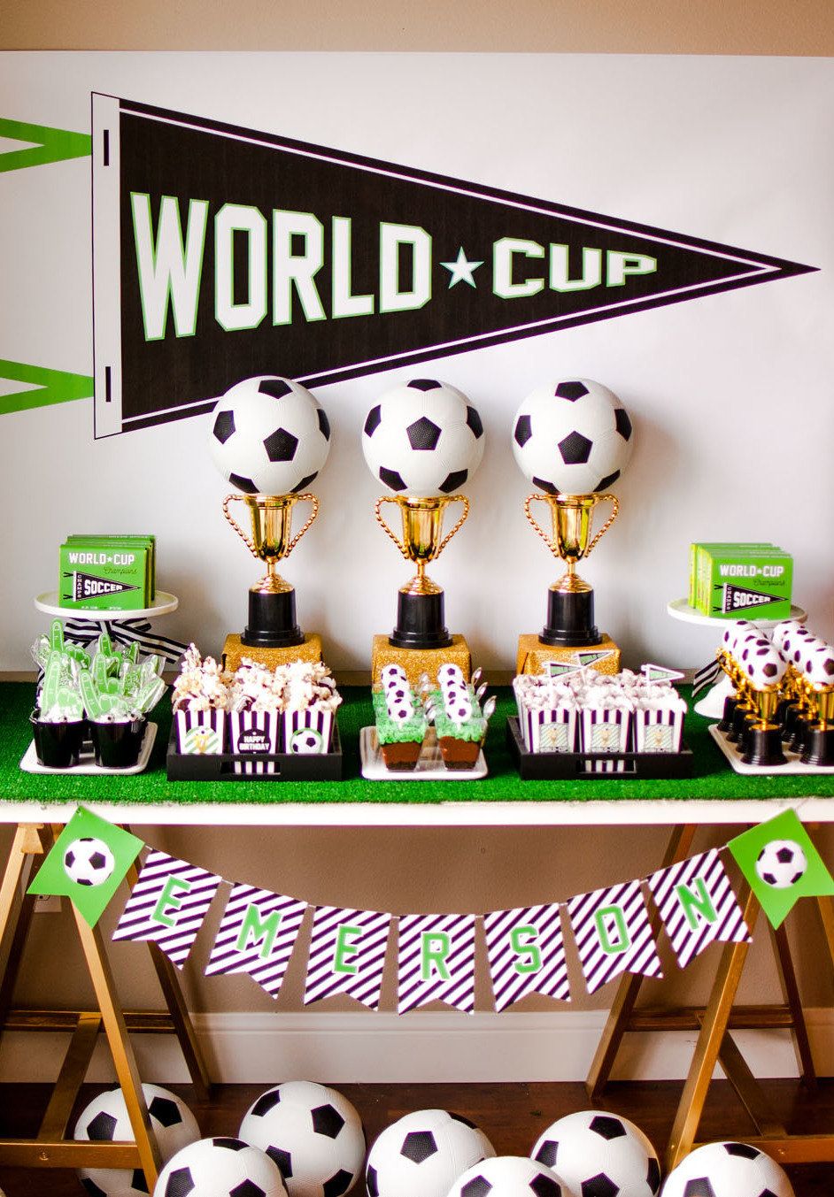  Fiesta de fútbol: 60 ideas de decoración con fotos del tema