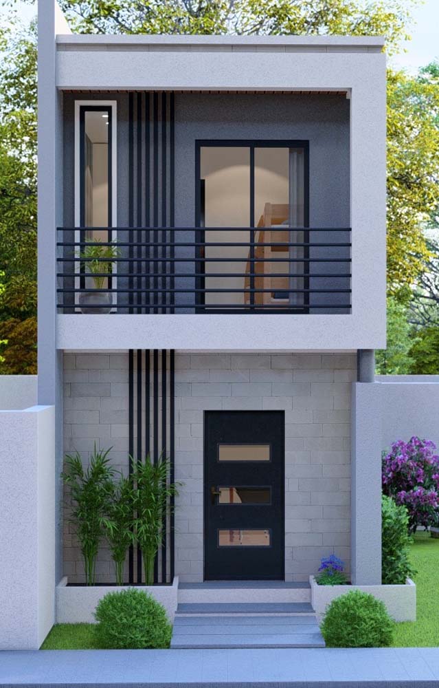  Rumah kecil: model di luar, di dalam, rencana dan proyek