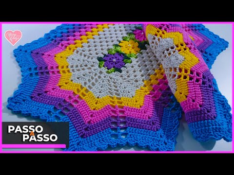  Star crochet alfonbra: nola egin urratsez urrats eta ideiak