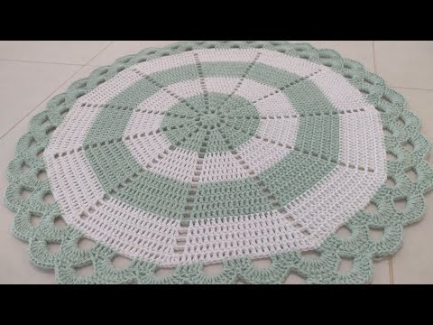  Okrągły szydełkowy dywanik do salonu: tutoriale i 50 modeli