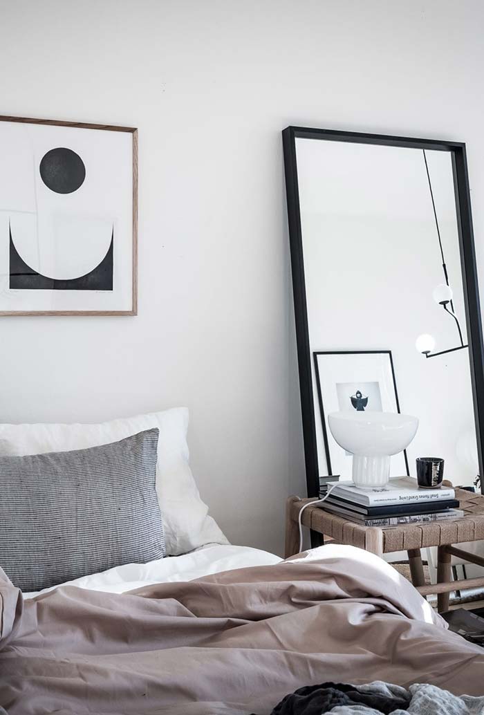  Lustro do sypialni: 75 pomysłów i jak wybrać to właściwe