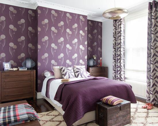  60 декорирани лилави спални