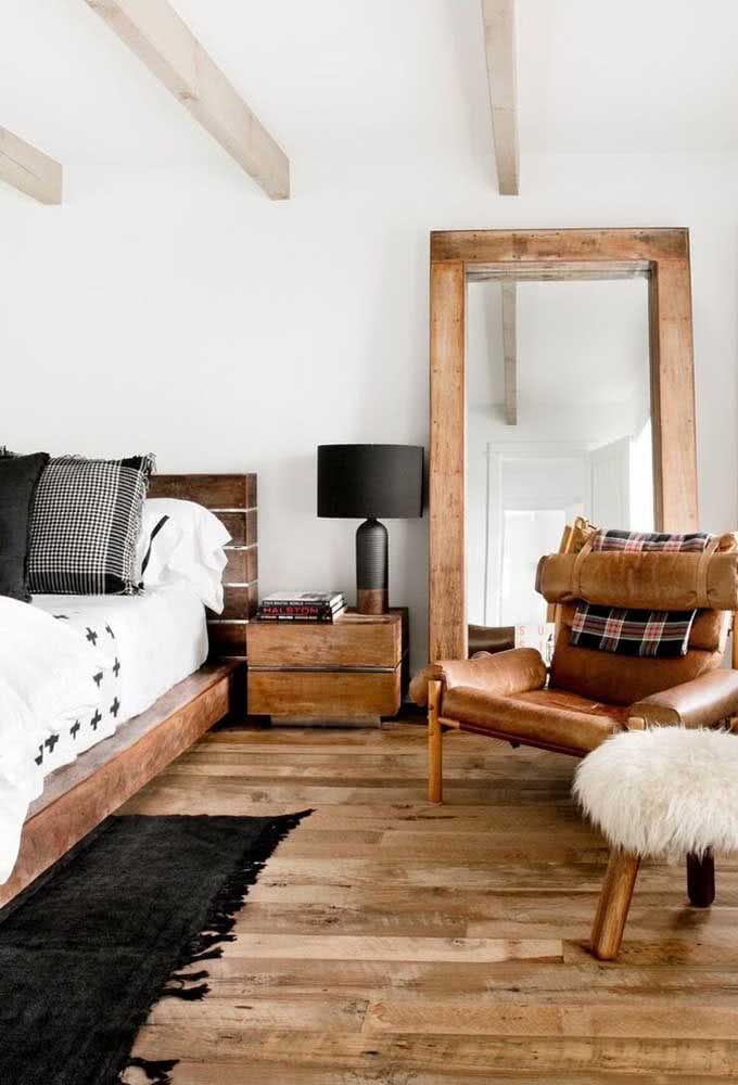  Rustikt soveværelse: se fotos, tips og inspirerende projekter til indretningen
