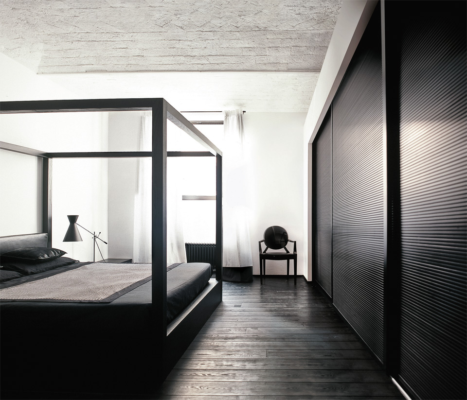  ห้องนอนสีดำ: ภาพถ่าย 60 ภาพและเคล็ดลับการตกแต่งด้วยสี