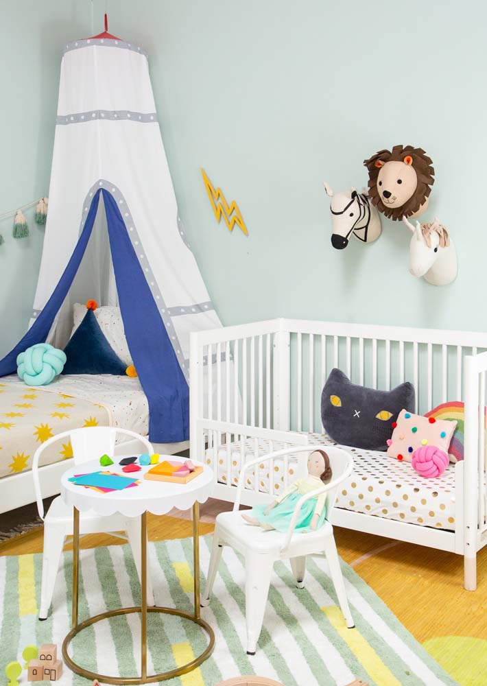  Grünes Babyzimmer: 60 Ideen für dekorative Projekte