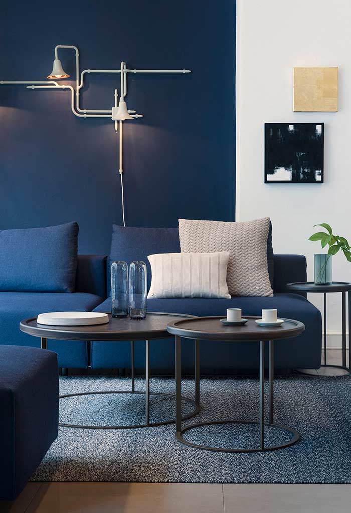  Sinine elutuba: kuidas kaunistada ja komponeerida värvitoonidega