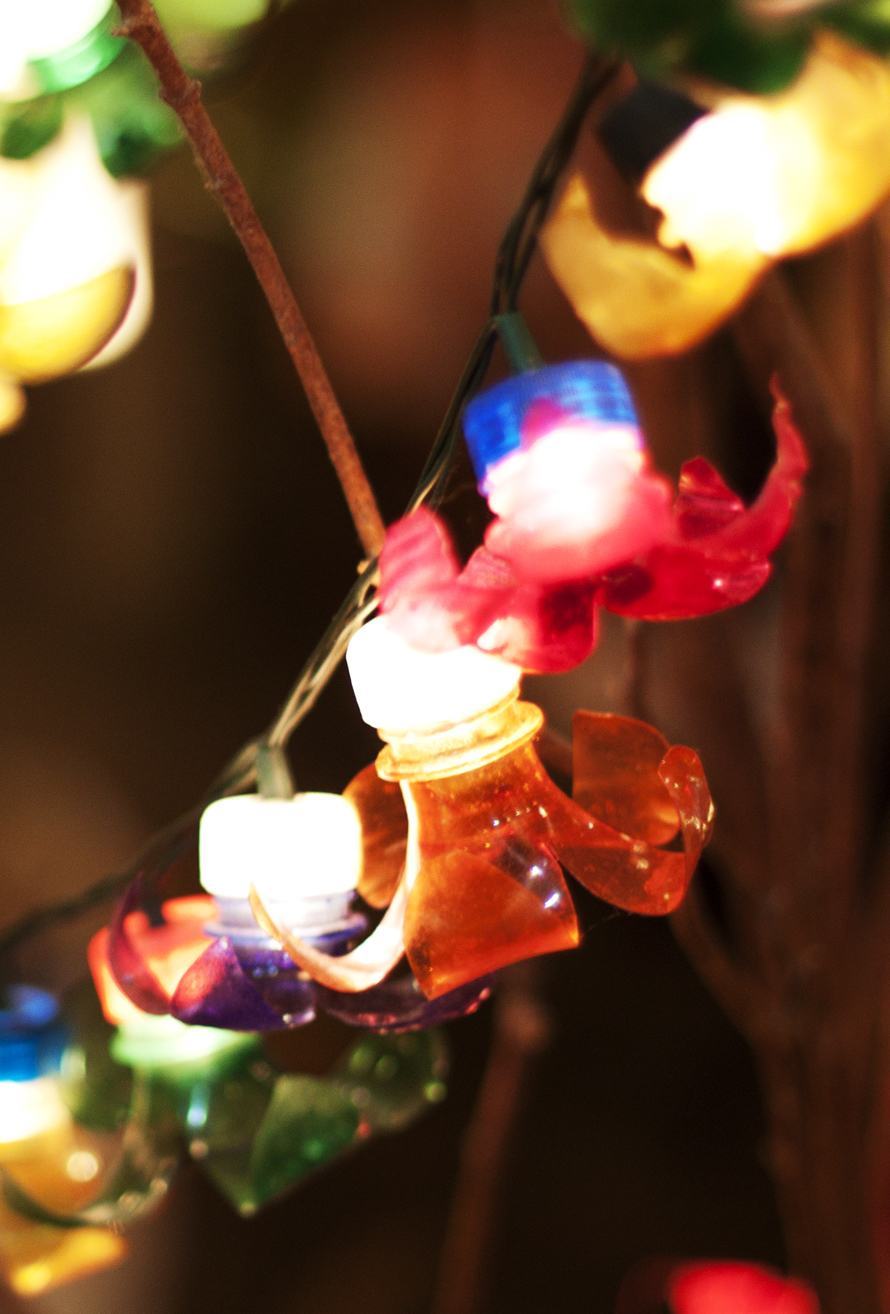  PET-flaska julprydnader: 50 idéer att använda i dekoration