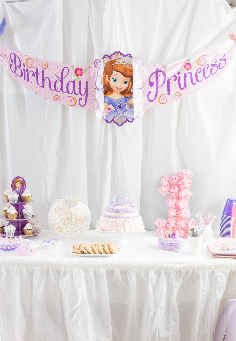  Princess Sofia party: 75 dekorasiya ideyası və mövzu fotoşəkili