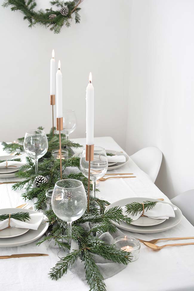  Χριστουγεννιάτικο τραπέζι: ανακαλύψτε 75 ιδέες για να διακοσμήσετε το τραπέζι σας