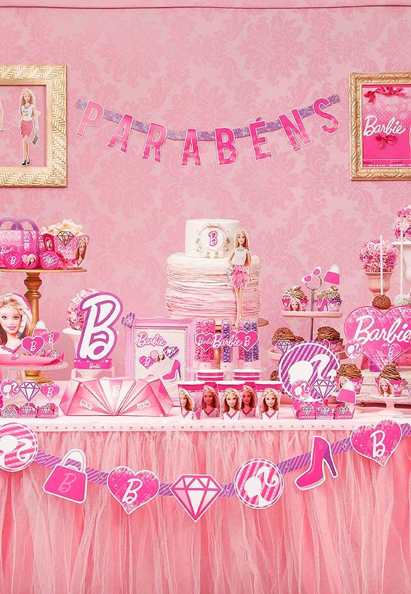  Barbie-party: 65 underbara dekorationsidéer