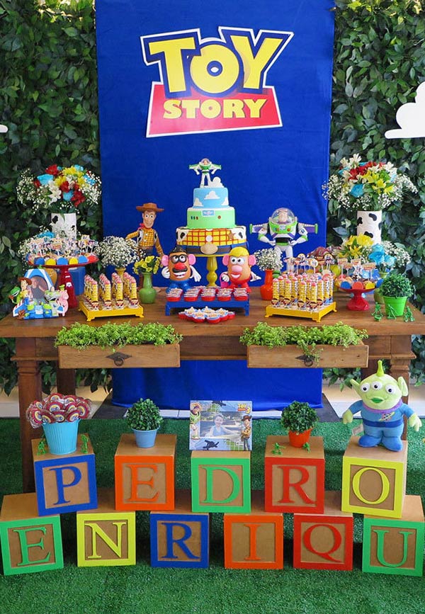  Toy Story Party: 60 ta bezak g'oyalari va mavzuli fotosuratlar